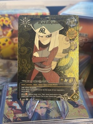 Naruto CCG Gaara The 5th Kazekage 1st Edition Holo #1485 English