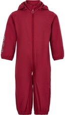 Minymo Kinder Outdoor Overall Softshell Suit Solid Deep Claret Red