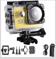 Action Camera Kit 1080P 12MP 30m Outdoor Sports Video Camera USB 2.0 Underwater