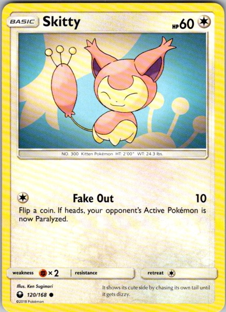 Pokemon SM - Celestial Storm Skitty 120/168 NM