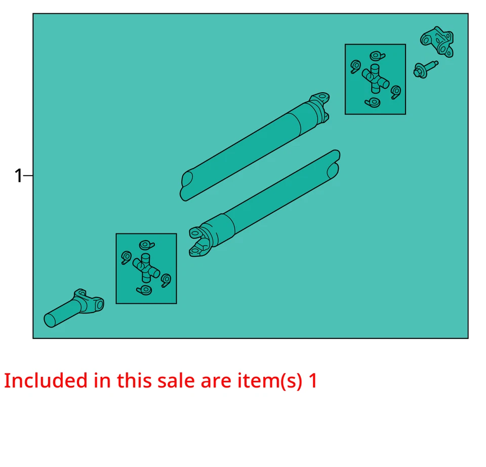 Ford F250 Super Duty 2012 eje de transmisión trasero OEM 39 k millas - LKQ415488393 Foto 4 de 4