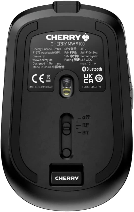 CHERRY MW 9100, wireless and rechargeable mouse, connection via Bluetooth or 2.4 - Image 2 of 4