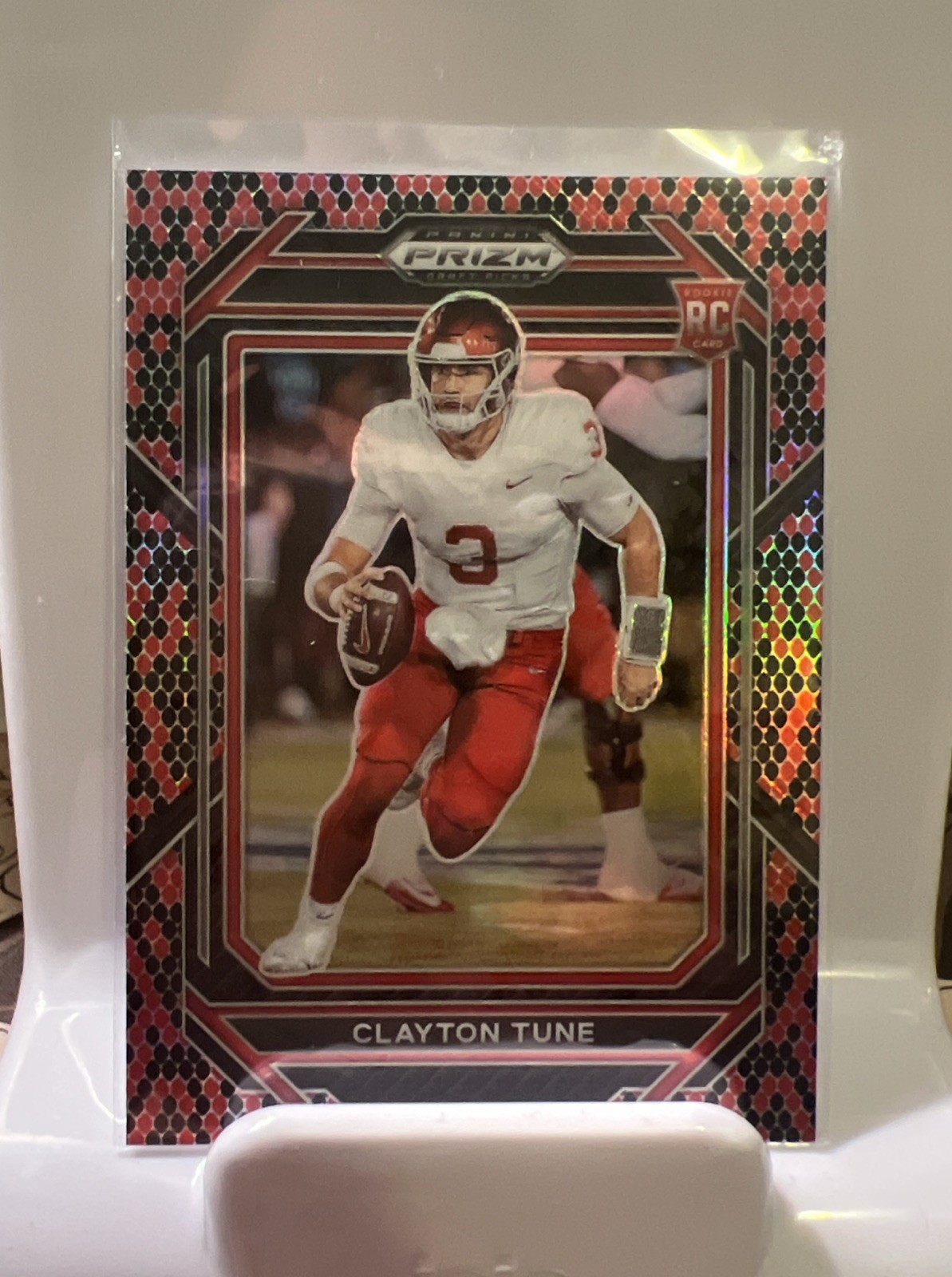 2023 Panini Prizm Draft Picks - Clayton Tune #111 Snake Skin Prizm (RC)