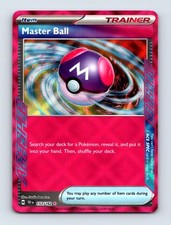 Master Ball #153 Temporal Forces Pokemon Card NM