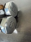 Vintage Arcoroc Octime Black salt & pepper shakers Made In France Very Nice — photo 3