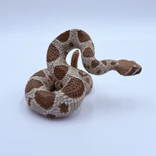 2023 Safari Ltd. Western Diamondback Rattlesnake Figure Toy Realistic 5" Coiled