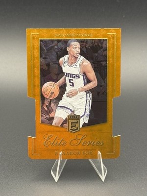 2023-24 Donruss Elite - Elite Series De'Aaron Fox #19 Orange Die-Cut