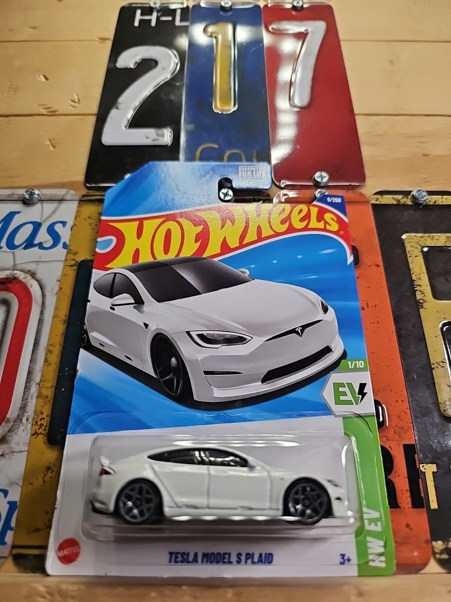 Hot Wheels Tesla Model S Plaid White 9/250 | eBay