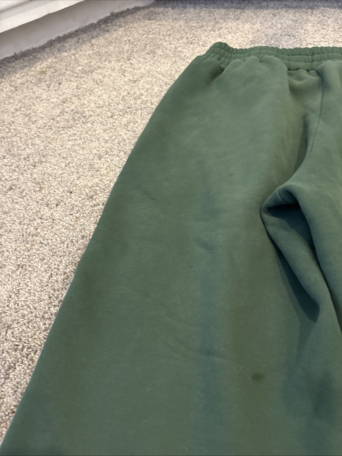 Comfrt Clothing Affirmation Collection Green Comfy Wide Leg Sweatpants Baggy XL