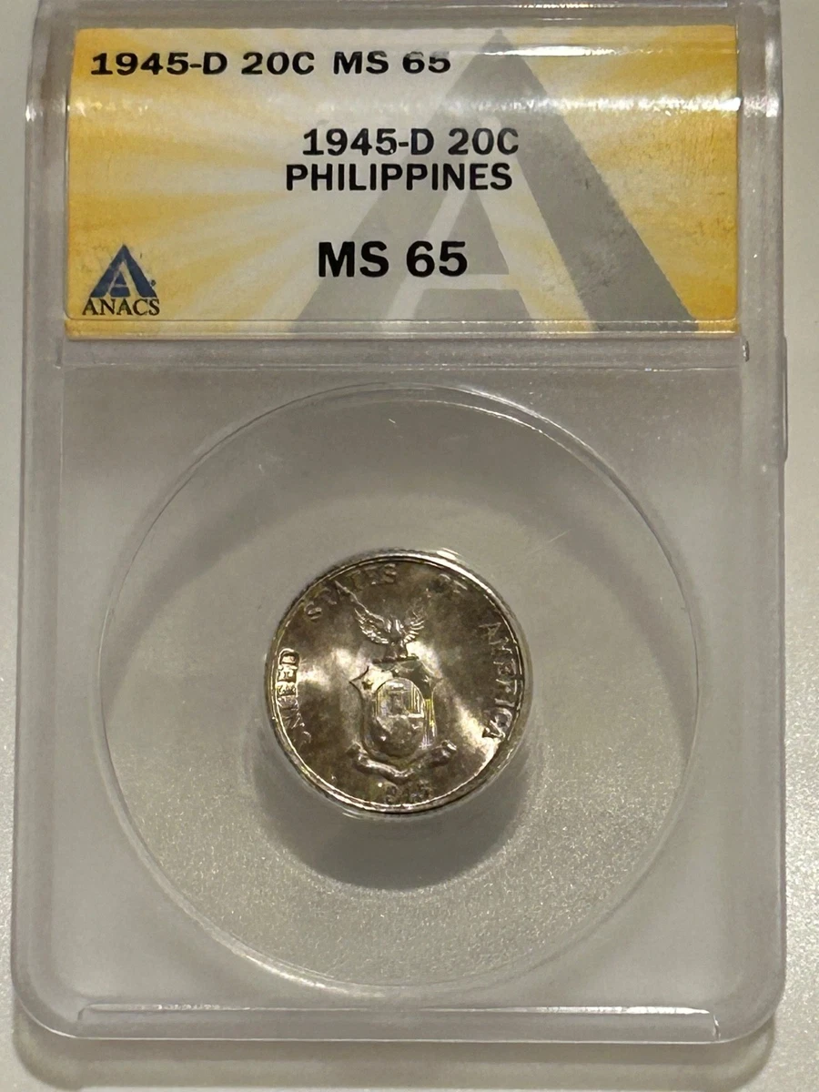MS 65 Graded 1945 Year Philippine Coins for sale | eBay