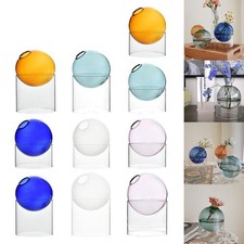 Klarglasvase Bubble Hydroponics Pflanzenhalter Transparentes Glas Blumenvase