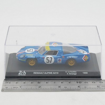 ixo 1:43 RENAULT ALPINE A210 1968 24h Le Mans Diecast Car Model