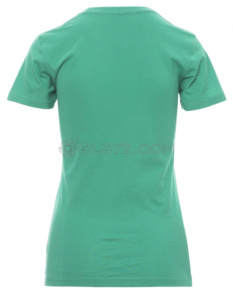 T-SHIRT MANICA CORTA GIROCOLLO PAYPER SUNSET LADY MAGLIA COTONE DONNA - Immagine 2 di 2