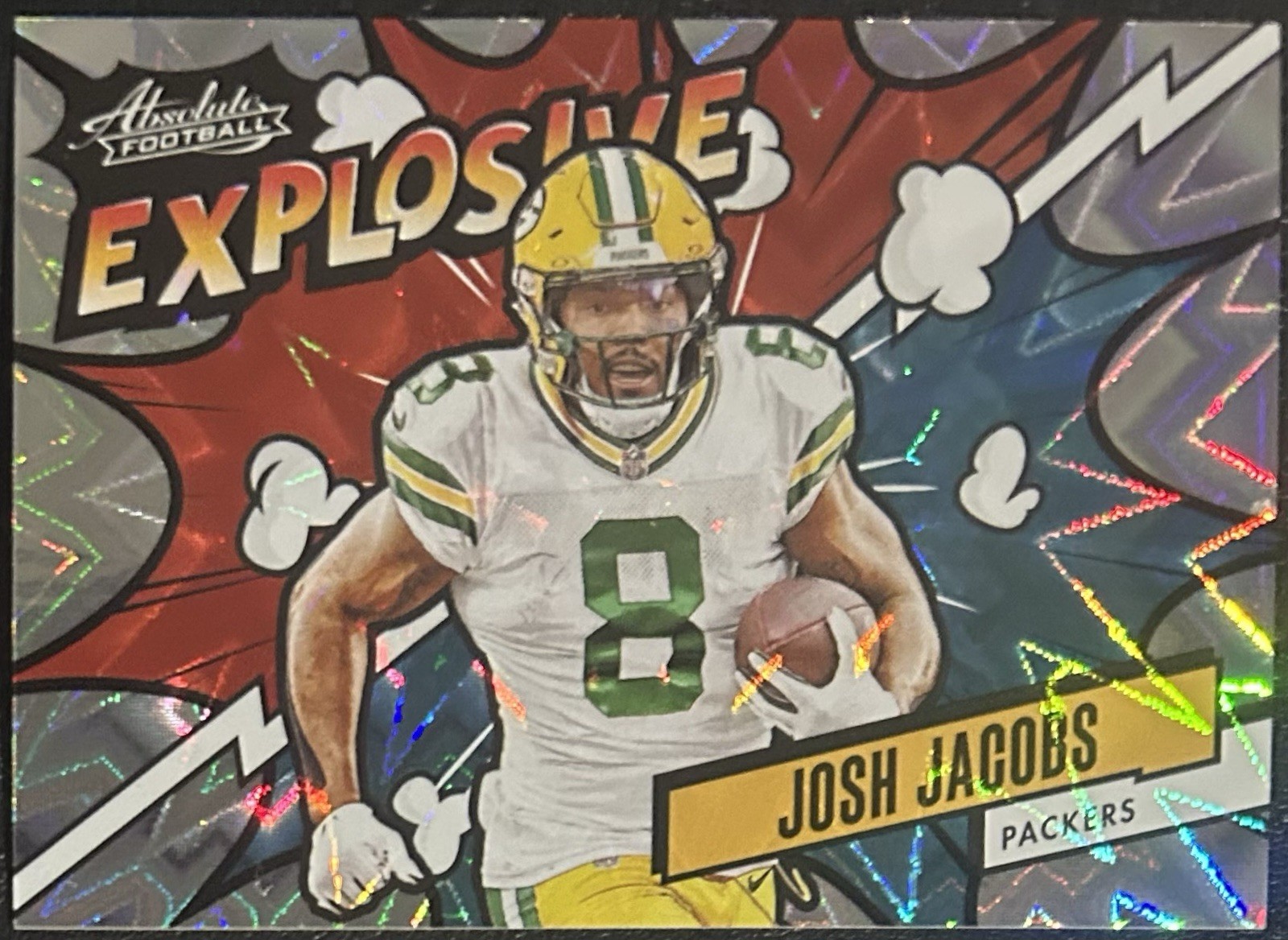 2024 Panini Absolute Josh Jacobs #EX-JJS Explosive SSP Case Hit Packers