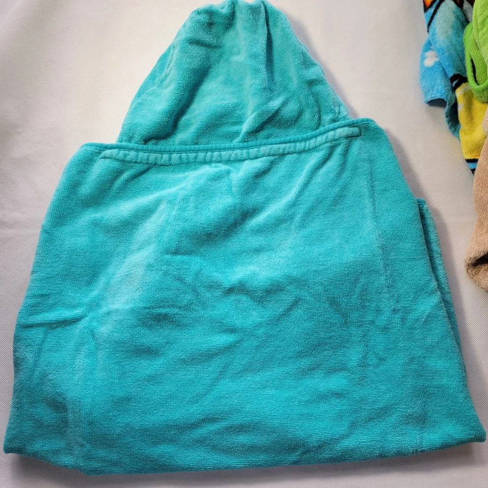 10 toallas envolventes con capucha bebé: mono perro tiburón pingüino rana Carter's Circo y más Foto 3 de 4