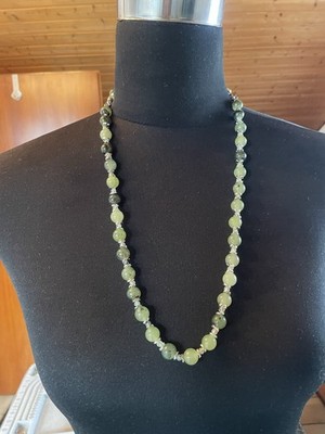 Halskette und Armband Set Aus Naturstein Preniht Handmade