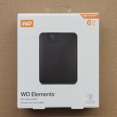 Western Digital Elements Portable 6TB
