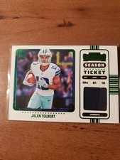 2022 Panini Contenders - RC Ticket Swatches Jalen Tolbert #RSV-JTO Var (MEM, RC)