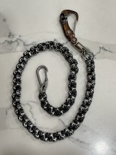 EDC Biker Wallet Chain, Stainless Steel SKULL Carabiner, 23-1/2  -59.69cm