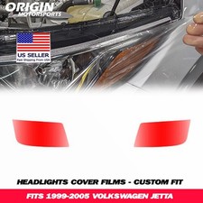 Precut Headlights Protection Clear Covers Bra Film Kit Ppf Fits 1999-2005 Jetta