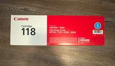 Canon Genuine 118 Cyan Laser Toner Cartridge OEM 2661B001AA for LBP7200C MF726C