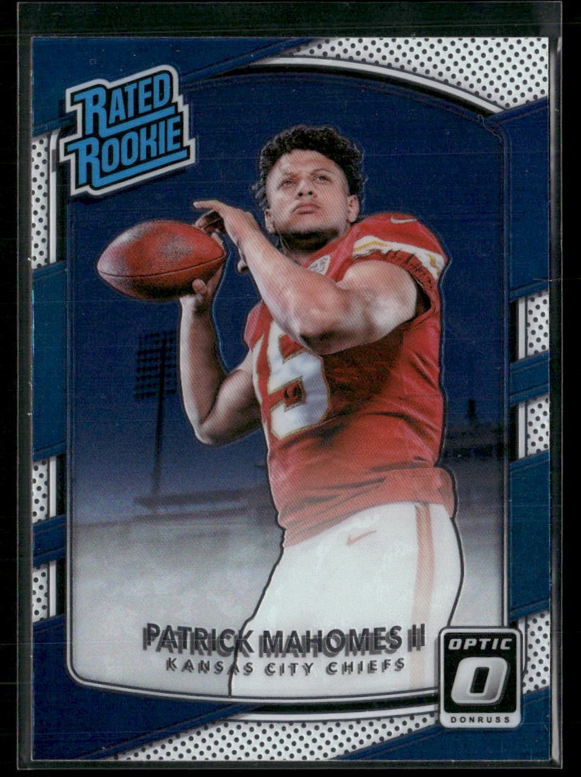 2017 Panini Donruss Optic Patrick Mahomes II Rated Rookie RC #177