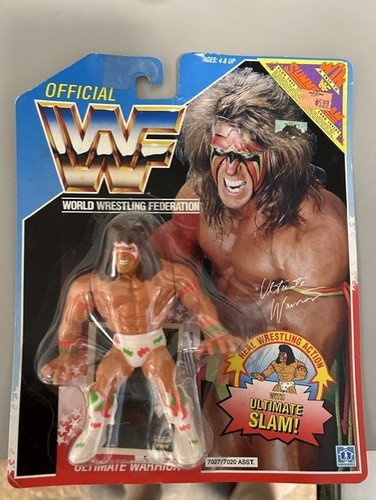 wwe wwf ultimate warrior hasbro wretling figure...