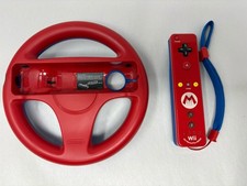 Mario Kart Nintendo Wii Steering Wheel Super Wheel & Controller