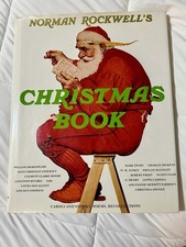 Norman Rockwell&rsquo;s Christmas Book Vintage 1977 Hardcover Dust Jacket Illustrated