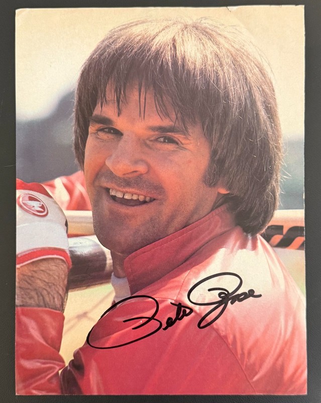 PETE ROSE Autographed Signed 8x10 Magazine Photo Cincinnati Reds