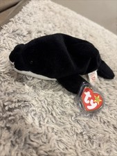 TY SPLASH the ORCA WHALE BEANIE BABY -