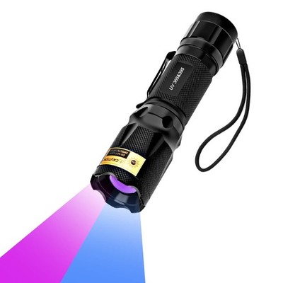 UV Flashlight - 365nm and 395nm Black Light for UV Glue , Urine Stain Detecti...