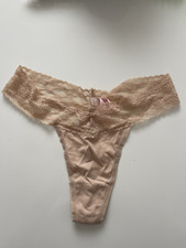 Victoria Secret -Lacie thong -size medium -NWT-Tan/Biege color
