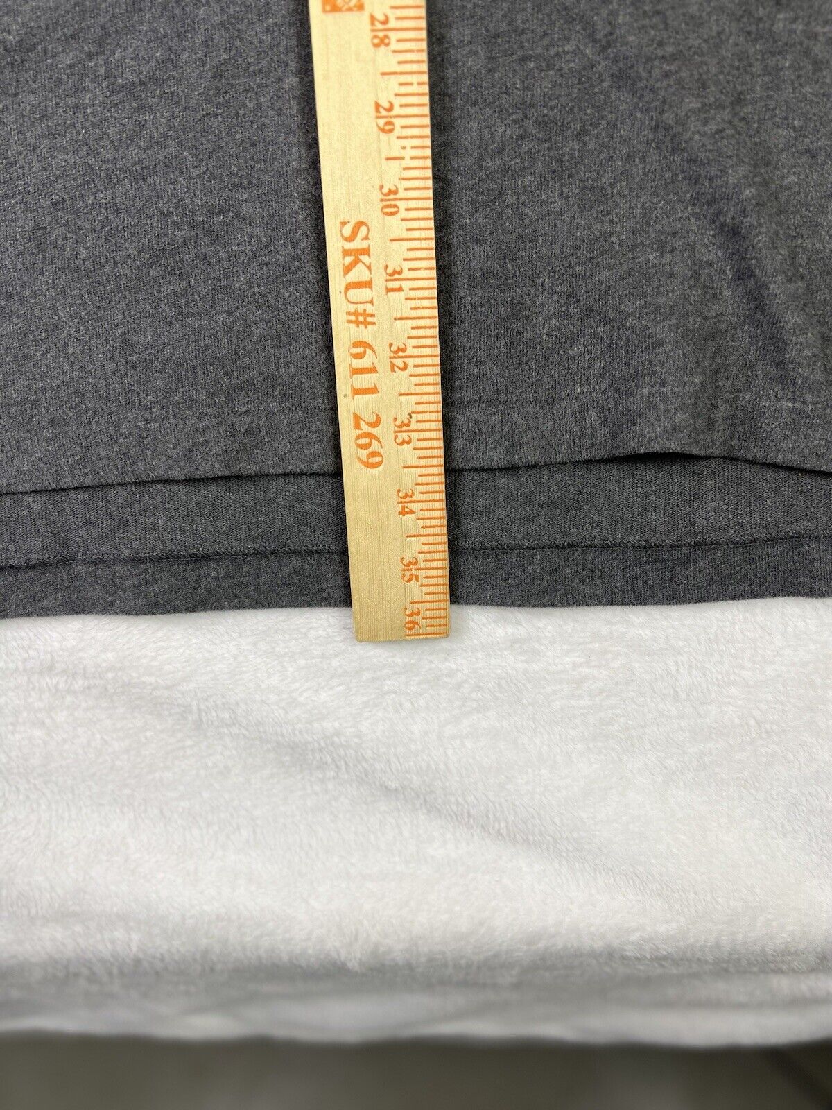 Mens Gray Long Sleeve Polo Shirt Size 6XB Big Gre… - image 6