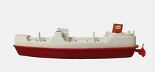 Lehmann Wind-up Plastic Tanker Ship ESSO 1950’s Made in Western Germany