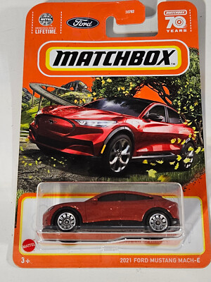 Matchbox 2021 Ford Mustang Mach-E R44A Red 2023 Superfast