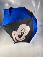 Walt Disney: Mickey's "Stuff For Kids" Vintage Plastic Umbrella - Used