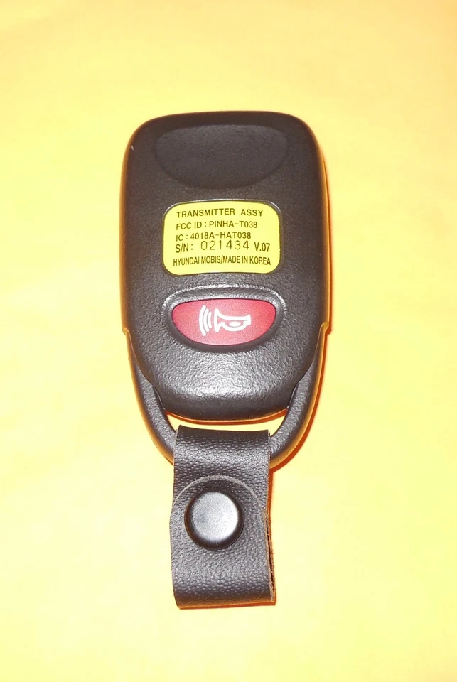 NUEVO OEM HYUNDAI SANTA FE ENTRADA SIN LLAVE MANDO A DISTANCIA FOB TRANSMISOR PINHA-T038 Foto 2 de 2