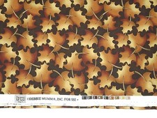 SSI Debbie Mumm Autumn Leaves Print Fabric BTHY