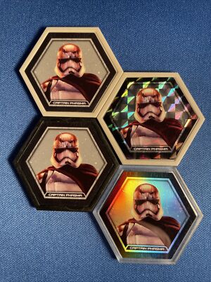 Star Wars Galactic Connexions Captain Phasma  #30 Gray Foil Pattern Black Clear