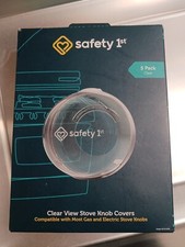 Safety 1st Child-Proof Clear View Stove Knob Covers, 5 Count