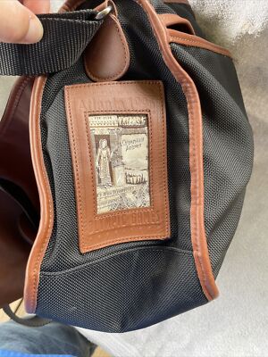 Vintage Coach 1996 Atlanta Olympic Games Brown Leather Messenger