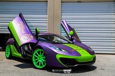Cars 12c 220 mclaren mp4 strasse wheels tuning supercar Desk Mat Stitched