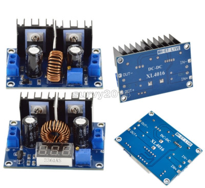 DC-DC 4-38V/36V to 1.25-36V PWM XL4016 8A Step Down Voltmeter Display Module