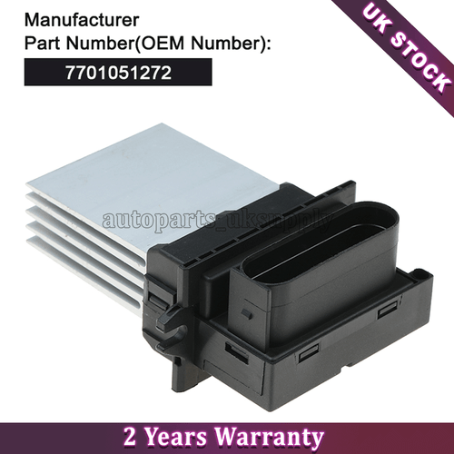 FOR RENAULT CLIO II RENAULT THALIA I 7701051272 HEATER BLOWER FAN RESISTOR UK - Imagen 5 de 8