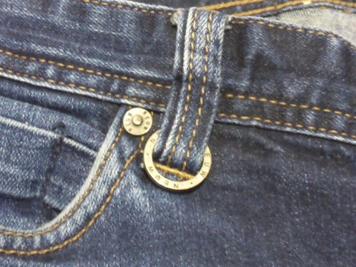 030 MENS EX-COND NEUW HELL SKINNY BLUE FADE STRETCH JEANS SZE 30 /32 L $200 RRP. - Picture 4 of 11