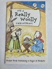 It’s A Really Woolly Christmas Story Sticker Coloring Book 2007 Dayspring 40537