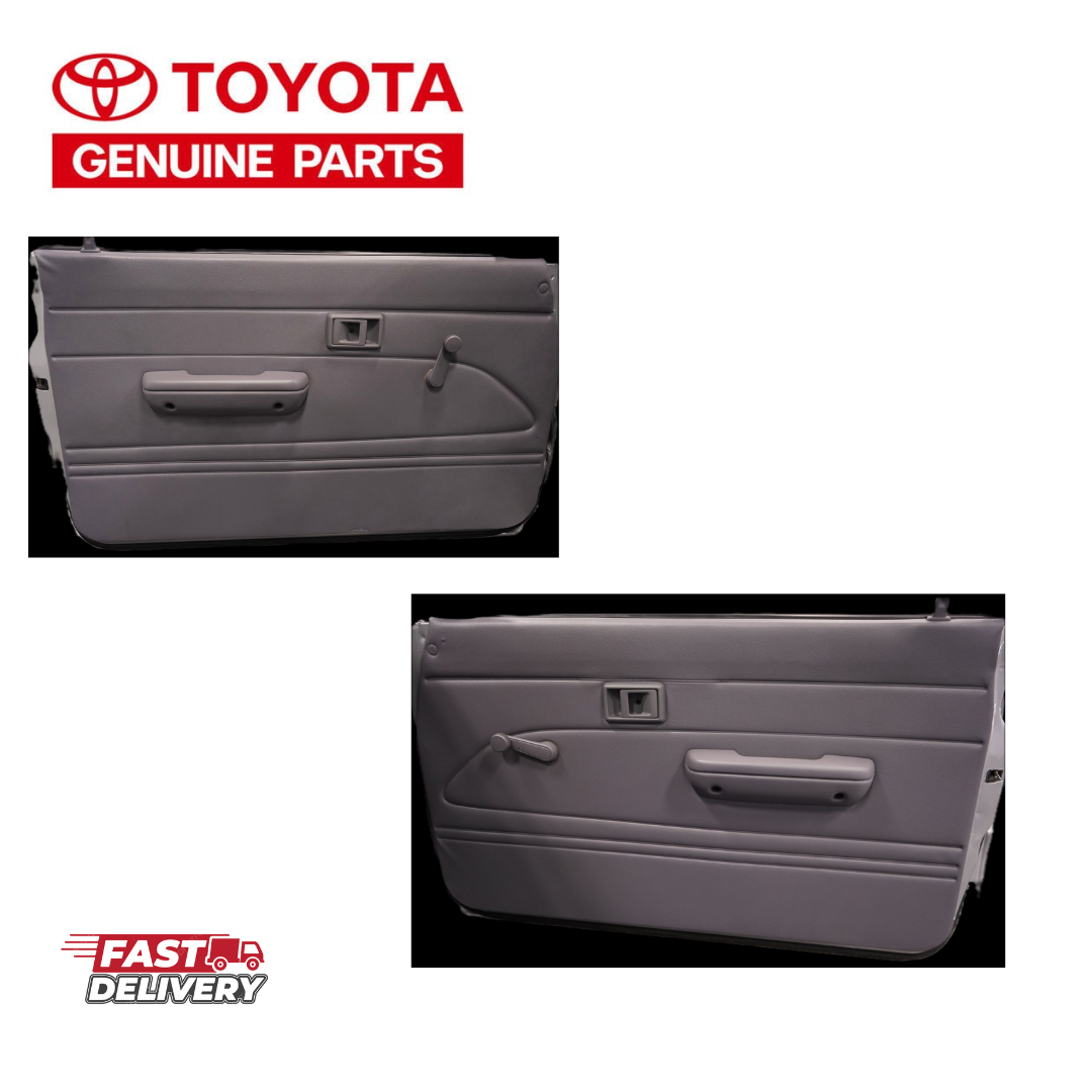 89-95 NEW OEM Toyota Pickup Door Panels Pair Driver and Passenger Gray ...