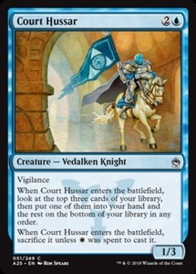 Court Hussar - Foil x1 - Masters 25 - NM-Mint, English - Masters 25