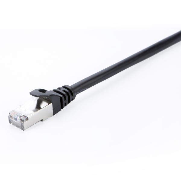 V7 - Cables CAVO DI RETE CAT6 STP 10M NERO SCHERMATO CAVO PATCH